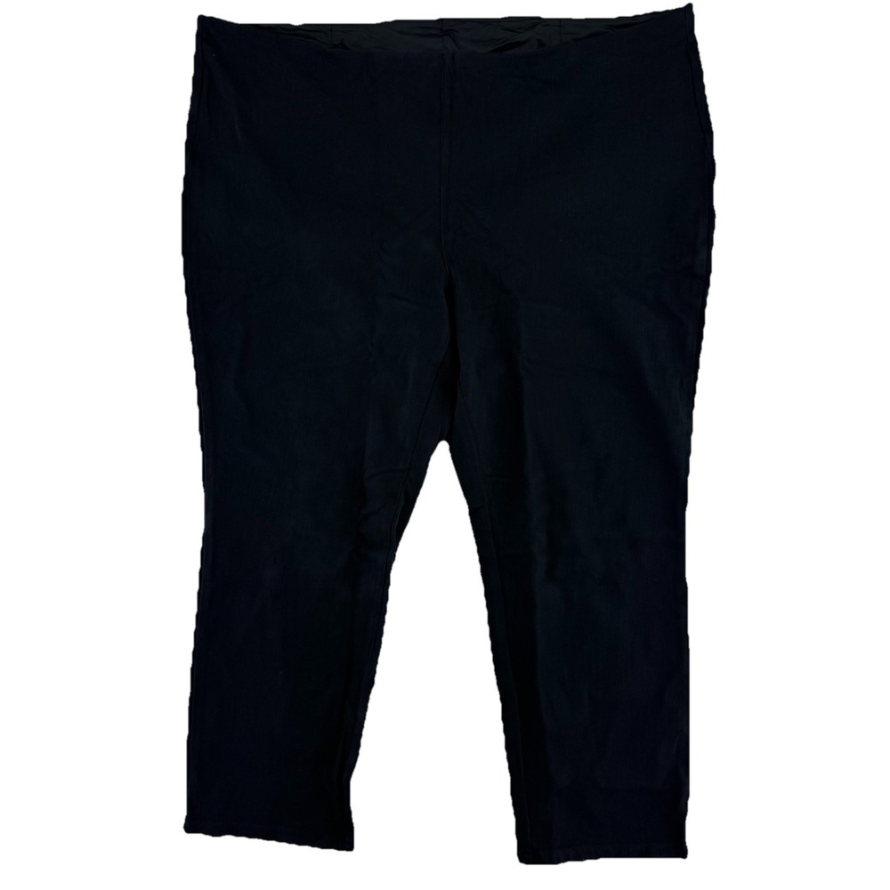Belle by Kim Gravel Flexibelle Slim Straight Leg Pants 30WP Black
